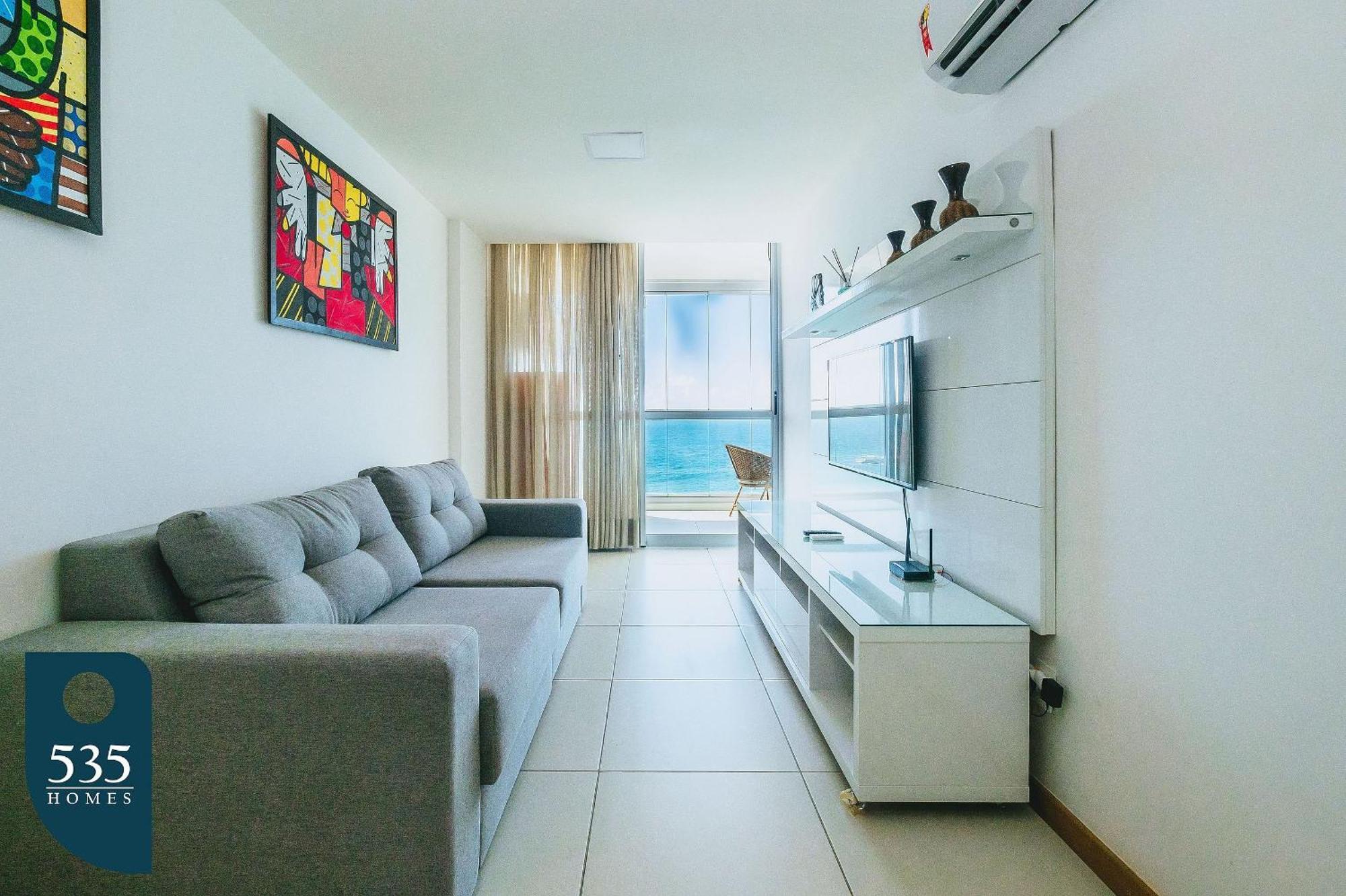 Apartamento E Sala Vista Mar A 300m Do Farol Da Barra *